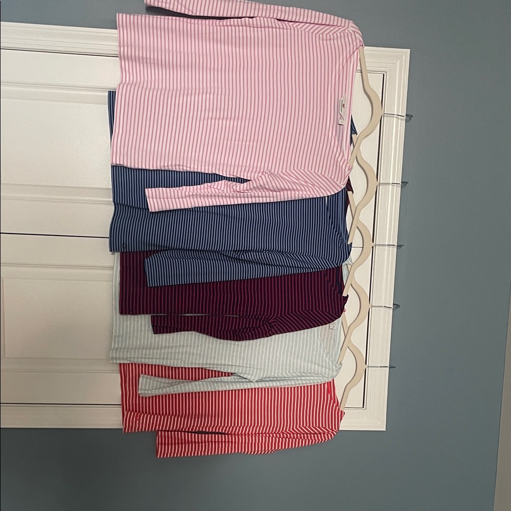 Vineyard Vines Red and Blue Striped Top 5 bundled